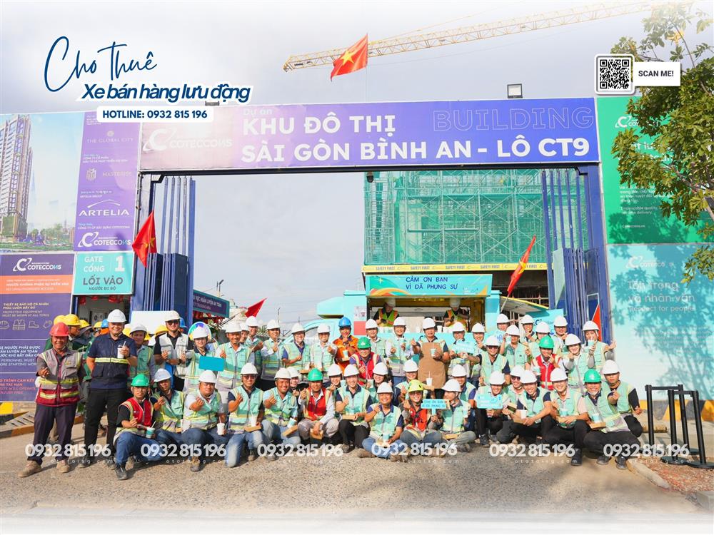 Food Truck cho thuê phát quà, đồ ăn, thức uống đến nhân viên công ty